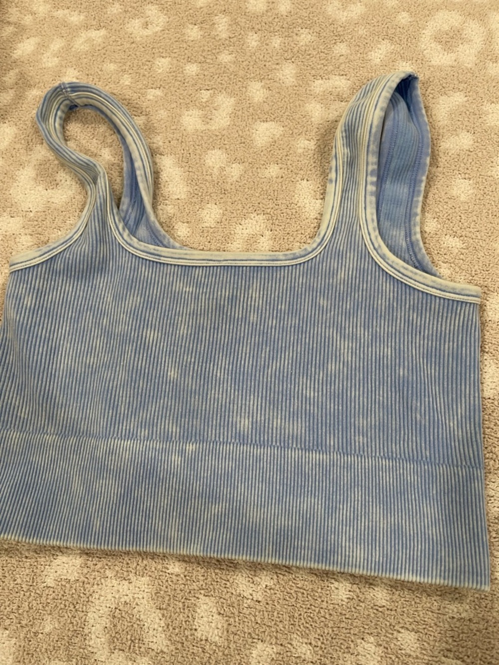 Zenana Outfitters 3 Ribbed Bralettes - Red, Light Blue, Charcoal - Picture 5 of 8